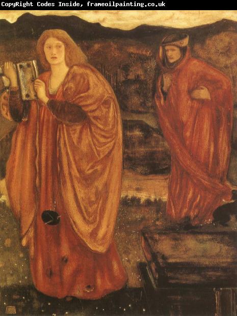 Sir Edward Coley Burne-Jones Merlin and Nimue
